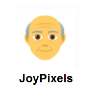 Old Man on JoyPixels