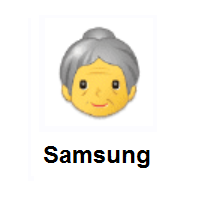 Old Woman on Samsung