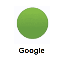 Green Circle on Google Android