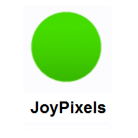 Green Circle on JoyPixels