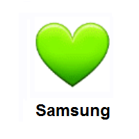 Green Heart on Samsung