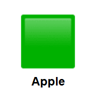 Green Square on Apple iOS