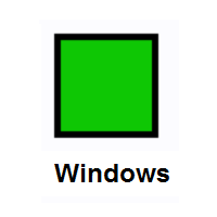 Green Square on Microsoft Windows