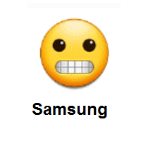 Furious: Grimacing Face on Samsung