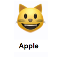 Grinning Cat on Apple iOS