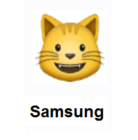 Grinning Cat on Samsung