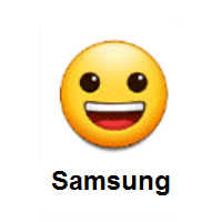 Grinning Face on Samsung