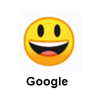 Grinning Face with Big Eyes on Google Android