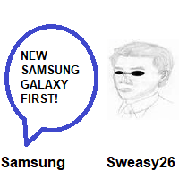 Hand with Index Finger and Thumb Crossed on Samsung