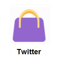 Handbag on Twitter Twemoji