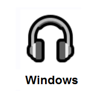 Headphones on Microsoft Windows