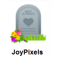Headstone on JoyPixels