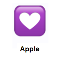 Heart Decoration on Apple iOS