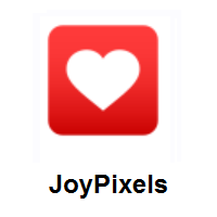 Heart Decoration on JoyPixels