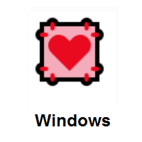 Heart Decoration on Microsoft Windows