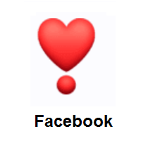 Heart Exclamation on Facebook