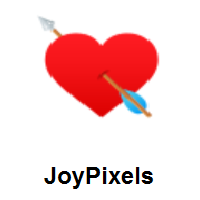 Heart with Arrow on JoyPixels