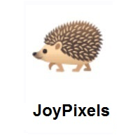 Hedgehog on JoyPixels