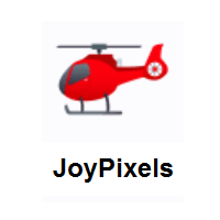 Helicopter on JoyPixels