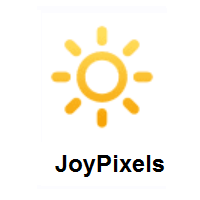 High Brightness on JoyPixels