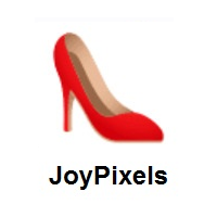 High-Heeled Shoe on JoyPixels