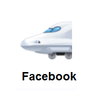High-Speed Train With Bullet Nose on Facebook