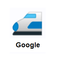 High-Speed Train With Bullet Nose on Google Android