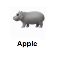 Hippopotamus on Apple iOS