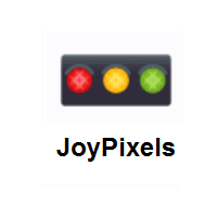 Horizontal Traffic Light on JoyPixels