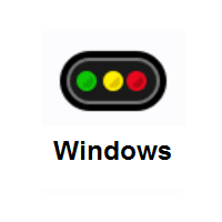 Horizontal Traffic Light on Microsoft Windows