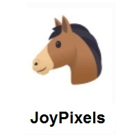 Horse Face on JoyPixels