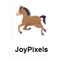 Horse on JoyPixels