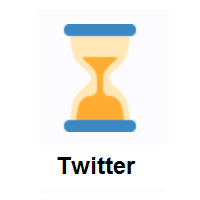 Hourglass Done on Twitter Twemoji