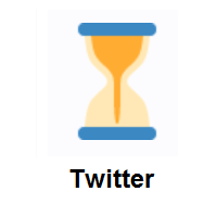 Hourglass Not Done on Twitter Twemoji
