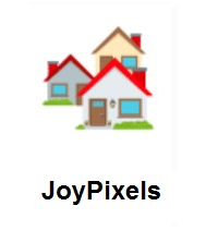 Houses on JoyPixels