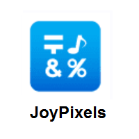 Input Symbols on JoyPixels