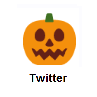 Halloween Pumpkin: Jack-O-Lantern on Twitter Twemoji