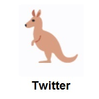 Kangaroo on Twitter Twemoji