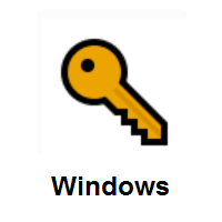 Key on Microsoft Windows