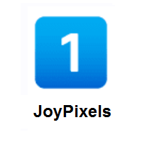Keycap: 1 on JoyPixels
