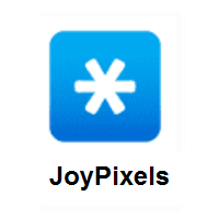 Keycap: * Asterisk on JoyPixels