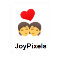 Kiss on JoyPixels