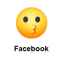 Kissing Face on Facebook