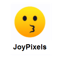 Kissing Face on JoyPixels