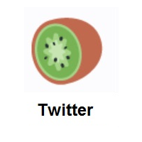 Kiwifruit on Twitter Twemoji