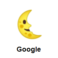 Last Quarter Moon Face on Google Android