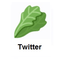 Leafy Green on Twitter Twemoji