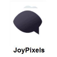Left Speech Bubble on JoyPixels