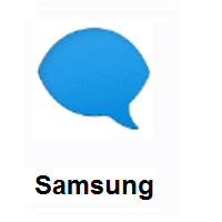 Left Speech Bubble on Samsung