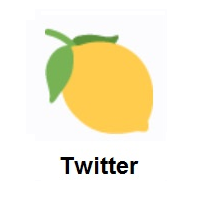 Lemon on Twitter Twemoji